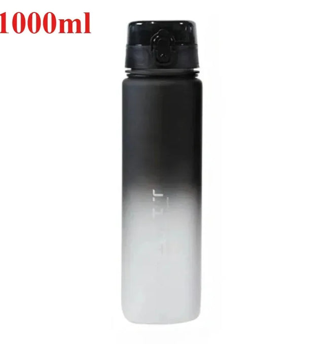 EcoWarra 500ML/650ML/750ML/1000ML Sports Water Bottle Motivational Leak Proof Portable Reusable Plastic Cups Outdoor Travel Gym Jugs