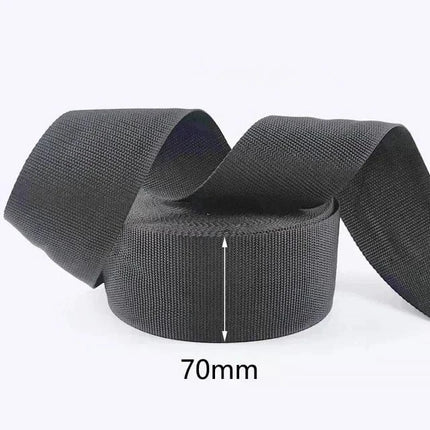 EcoWarra 70mm 8M Meetee 20mm-100mm Nylon Webbing Strap Backpack Bag Safety Ribbon Band Belt Dog Collar Binding Tape DIY Sewing Accessories