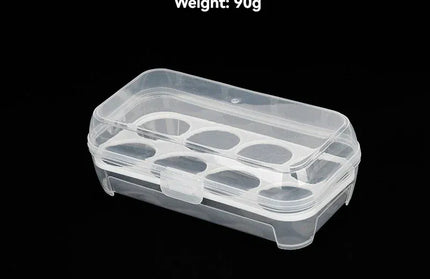 EcoWarra 8 grids Outdoor Shockproof Egg Box Storage Box, Portable Camping Shatterproof Egg Tray, Home Plastic Protection Box, Travel Shatterproof