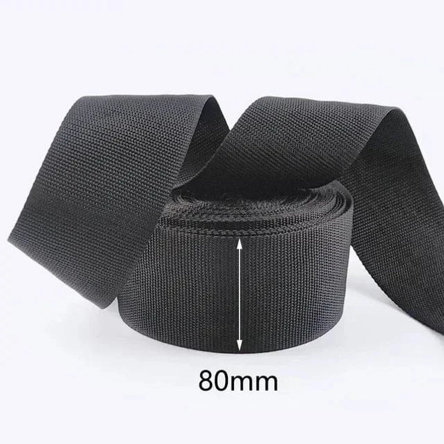 EcoWarra 8M Meetee 20mm-100mm Nylon Webbing Strap Backpack Bag Safety Ribbon Band Belt Dog Collar Binding Tape DIY Sewing Accessories