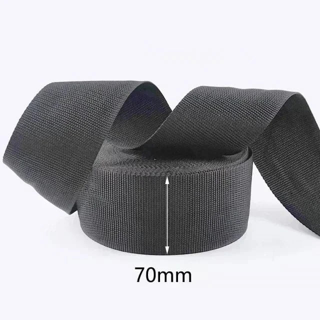 EcoWarra 8M Meetee 20mm-100mm Nylon Webbing Strap Backpack Bag Safety Ribbon Band Belt Dog Collar Binding Tape DIY Sewing Accessories