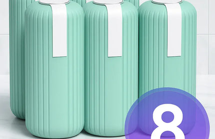 EcoWarra 8PCS Automatic Toilet Cleaner Bottle | Deep Cleansing, Odor Removal, Long-Lasting Fresh Blue Water, Eco-Friendly Bathroom Essential