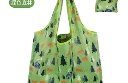 EcoWarra A-012 / 46x60x8cm Large Shopping Bag Reusable Eco Bag Grocery Package Beach Toy Storage Bags Shoulder Shopping Pouch Foldable Tote Pouch Package