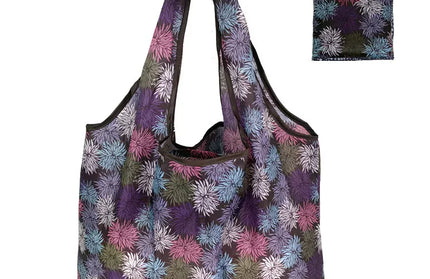EcoWarra A-027 / 46x60x8cm Large Shopping Bag Reusable Eco Bag Grocery Package Beach Toy Storage Bags Shoulder Shopping Pouch Foldable Tote Pouch Package