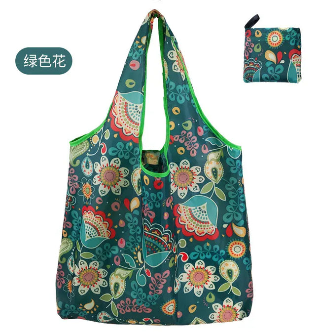 EcoWarra A-030 / 46x60x8cm Large Shopping Bag Reusable Eco Bag Grocery Package Beach Toy Storage Bags Shoulder Shopping Pouch Foldable Tote Pouch Package