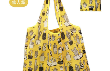 EcoWarra A-031 / 46x60x8cm Large Shopping Bag Reusable Eco Bag Grocery Package Beach Toy Storage Bags Shoulder Shopping Pouch Foldable Tote Pouch Package