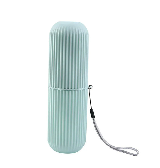 EcoWarra A  blue Portable Toothpaste Toothbrush Protect Holder Case Travel Camping Storage Box Protect Toothbrush Toothpaste from Dirt and Damage