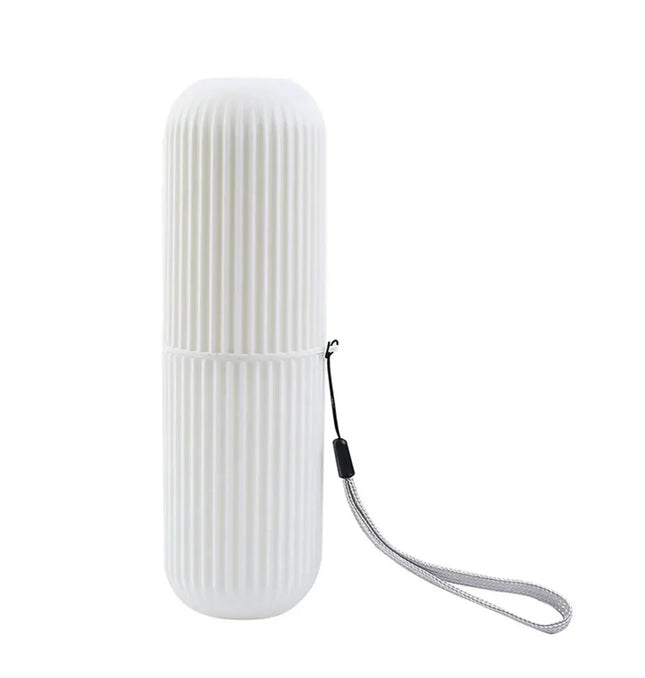 EcoWarra A  white Portable Toothpaste Toothbrush Protect Holder Case Travel Camping Storage Box Protect Toothbrush Toothpaste from Dirt and Damage