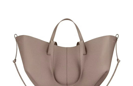 EcoWarra A2 / Small (42 8.5 25cm) Fashionable French wing bag genuine leather tote bag niche hand-held large capacity shoulder underarm bag, good gift