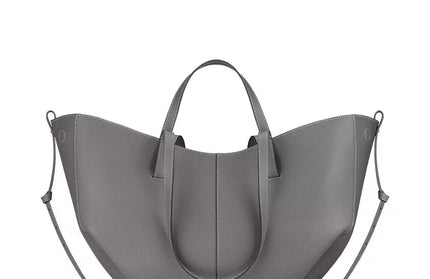 EcoWarra A6 / Small (42 8.5 25cm) Fashionable French wing bag genuine leather tote bag niche hand-held large capacity shoulder underarm bag, good gift