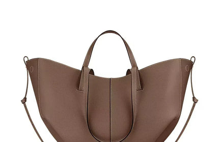 EcoWarra A7 / Small (42 8.5 25cm) Fashionable French wing bag genuine leather tote bag niche hand-held large capacity shoulder underarm bag, good gift