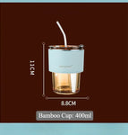 Amber Cup With Blue