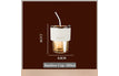 Amber Cup With White