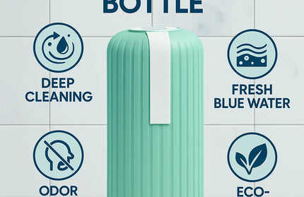 EcoWarra Automatic Toilet Cleaner Bottle | Deep Cleansing, Odor Removal, Long-Lasting Fresh Blue Water, Eco-Friendly Bathroom Essential