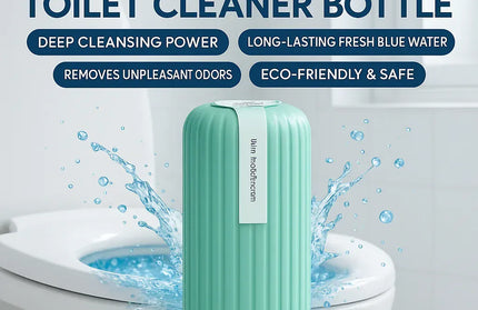EcoWarra Automatic Toilet Cleaner Bottle | Deep Cleansing, Odor Removal, Long-Lasting Fresh Blue Water, Eco-Friendly Bathroom Essential