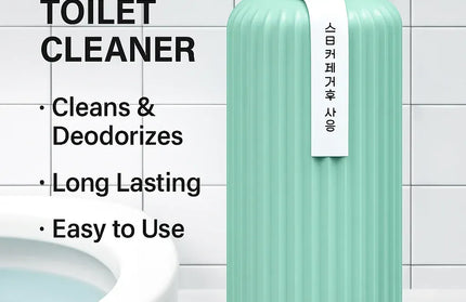 EcoWarra Automatic Toilet Cleaner Bottle | Deep Cleansing, Odor Removal, Long-Lasting Fresh Blue Water, Eco-Friendly Bathroom Essential
