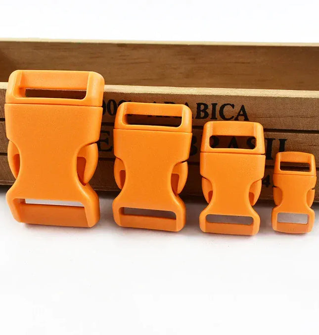 EcoWarra B40 / 10mm-10Pcs 10/20Pcs 10-25mm Colored Plastic Hook Bag Strap Fasteners Quick Release Buckle Webbing Belt Buckles Dog Coller Adjust Hasp Clasp
