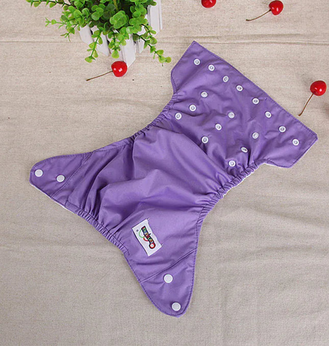 EcoWarra Baby Diapers Washable Reusable Nappies Grid Eco Friendly Cotton Baby Cloth Training Pant Cloth Diaper Adjustable Baby Fraldas