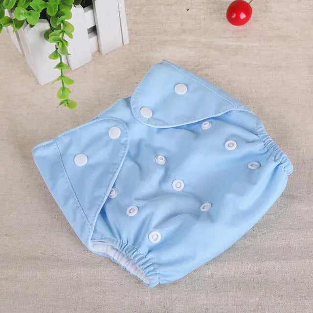 EcoWarra Baby Diapers Washable Reusable Nappies Grid Eco Friendly Cotton Baby Cloth Training Pant Cloth Diaper Adjustable Baby Fraldas