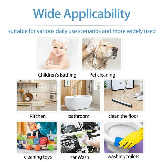 EcoWarra Beige Electric Liquid Foam Dispenser Gun Automatic Continuous Foaming Shampoo Face Wash God Detergent Bathroom Bubble