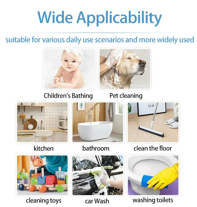 EcoWarra Beige Electric Liquid Foam Dispenser Gun Automatic Continuous Foaming Shampoo Face Wash God Detergent Bathroom Bubble