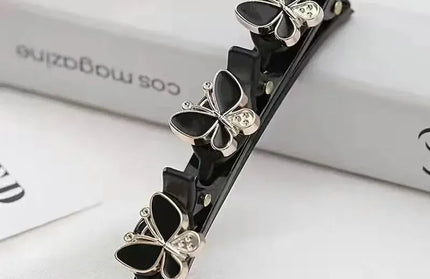 EcoWarra Bk hd New Fashion Sparkling Crystal Stones Braided Hair Clips 3 Flowers Hair Accessories for Women Girls Styling Tools  Wholesales