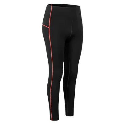 EcoWarra Black 2 Pants / XS（old） Winter Thermal Fleece Yoga Suit Stretch Running Set Woman Gym Workout Hot Shirt And Leggings Sportswear Fitness Sport Tracksuit