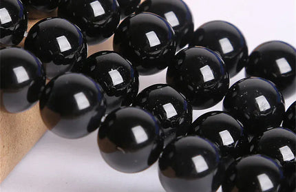 EcoWarra Black Agate Stone Stud Earrings for Women Mens Medical G23 Titanium Piercing Jewelry Simple Round Onyx Ball Ear Lobe Accessories