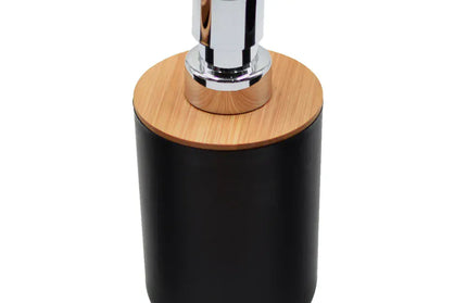 EcoWarra black Lotion Cup 1pc Bathroom Accessories Soap Dispenser Bottle Dish Washroom Garbage Can Toothbrush Holder Cup Suit Lotion Rack Toilet Brush