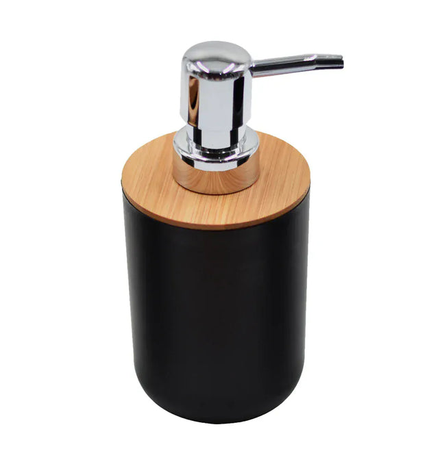 EcoWarra black Lotion Cup 1pc Bathroom Accessories Soap Dispenser Bottle Dish Washroom Garbage Can Toothbrush Holder Cup Suit Lotion Rack Toilet Brush