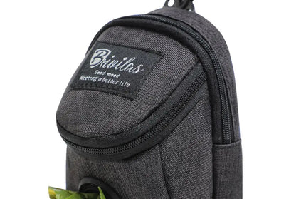 EcoWarra Black Portable Dog Training Treat Bag Outdoor Pet Dog Treat Pouch Puppy Snack Reward Waist Bag Dog Poop Bag Dog Carriers Bags