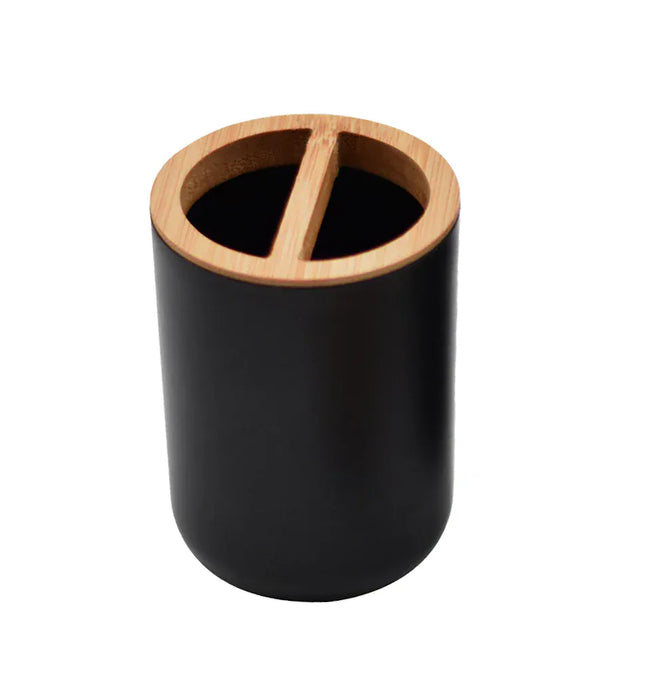 EcoWarra black Rack 1pc Bathroom Accessories Soap Dispenser Bottle Dish Washroom Garbage Can Toothbrush Holder Cup Suit Lotion Rack Toilet Brush