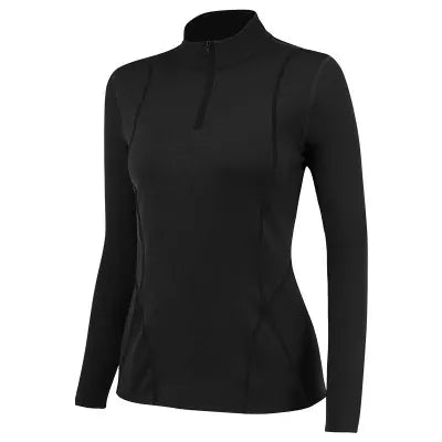 EcoWarra Black Top / L Winter Thermal Fleece Yoga Suit Stretch Running Set Woman Gym Workout Hot Shirt And Leggings Sportswear Fitness Sport Tracksuit