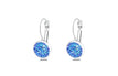 blue earrings