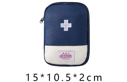 EcoWarra Blue-S 4 Sizes Portable Medicine Bag Travel First Aid Kit Medicine Bag Storage Bag Survival Kit Medicine Box Outdoor Emergency Camping