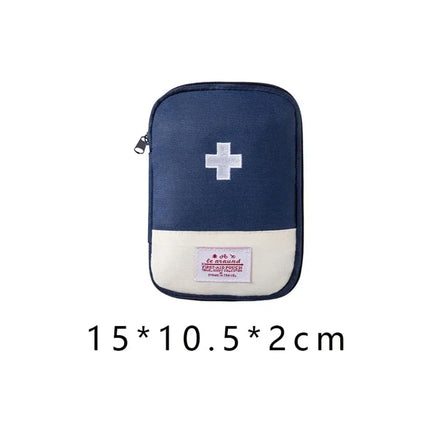 EcoWarra Blue-S 4 Sizes Portable Medicine Bag Travel First Aid Kit Medicine Bag Storage Bag Survival Kit Medicine Box Outdoor Emergency Camping