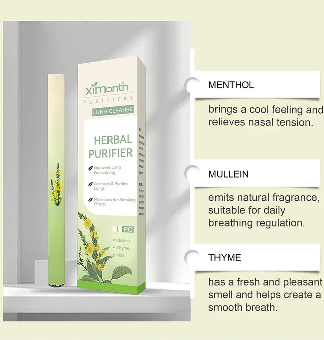 EcoWarra Boost Clear Breathing Herbal Diffuser With Mullein/Thyme/Mints Guarana/Green Tea Pure Plant Formulas Breathing Spray