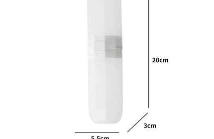 EcoWarra C white Portable Toothpaste Toothbrush Protect Holder Case Travel Camping Storage Box Protect Toothbrush Toothpaste from Dirt and Damage