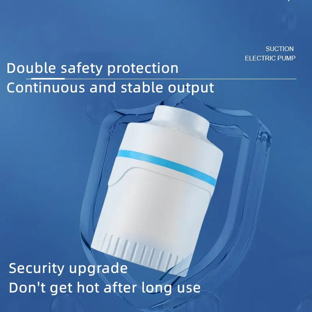 EcoWarra Compressed bag electric pump, travel vacuum bag pump, mini vacuum sealant machine, food space savings, food organizer