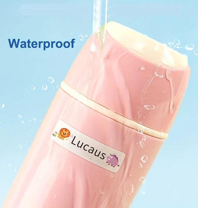 EcoWarra Custom Name Stickers Personalized Waterproof Labels for Bottles,Cups,Kids Stationery-Unique Designs, Durable & Eco-Friendly Gift