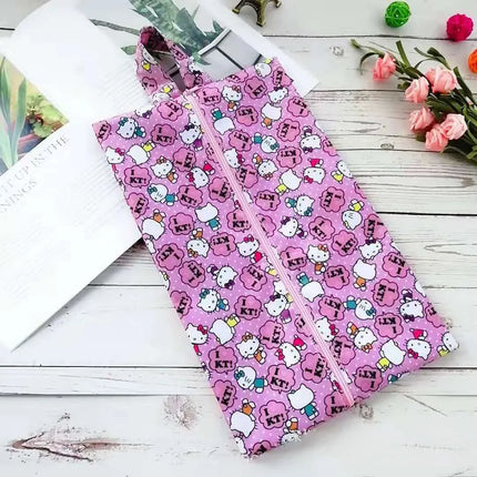 EcoWarra Cute Hello Kitty Shoe Storage Bag Waterproof Dust Bag Shoe Cover Moisture Proof Towel Clothing Travel Shoe Bag Christmas Gift