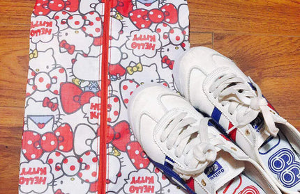 EcoWarra Cute Hello Kitty Shoe Storage Bag Waterproof Dust Bag Shoe Cover Moisture Proof Towel Clothing Travel Shoe Bag Christmas Gift