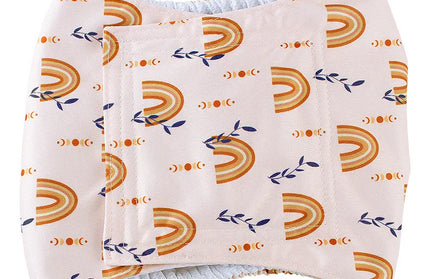 EcoWarra D / XL Washable Male Dog Diaper Pet Sanitary Panties Reusable Nappy Belly Band Wrap Diapers Leak Proof Pee Pant for Dogs