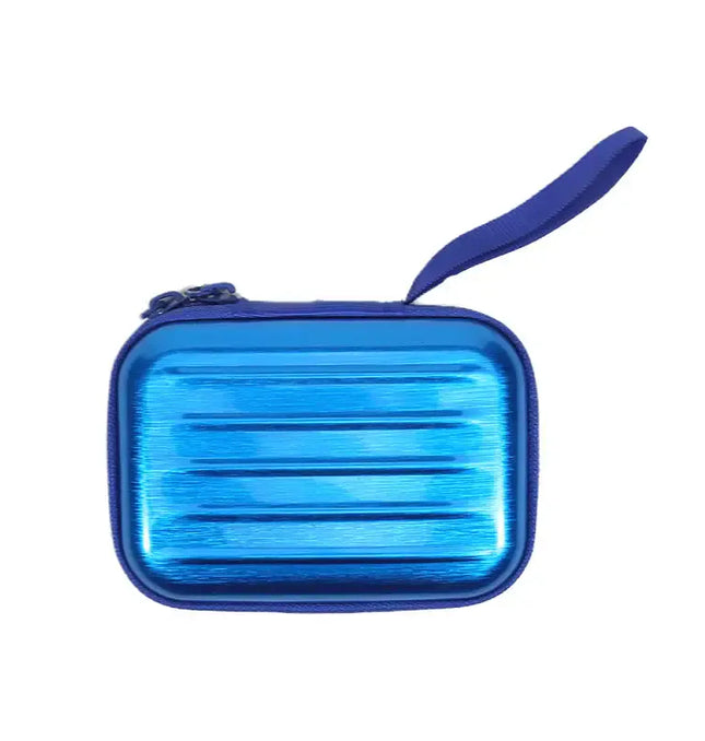 EcoWarra Deep Blue 15 Bottles Essential Oil Case 5/10/15ml Essential Oil Collecting Bags Portable Storage Bag Perfume Bottle Travel Carrying Case