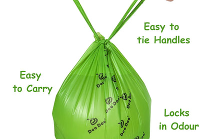 EcoWarra DeoDoo Biodegradable Dog Poop Bags Bulk Biobase Scented Poo Bag Degradable Cat Waste Bags Eco-Friendly Doggie Bolsas Caca Perro