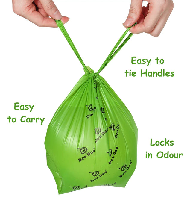 EcoWarra DeoDoo Biodegradable Dog Poop Bags Bulk Biobase Scented Poo Bag Degradable Cat Waste Bags Eco-Friendly Doggie Bolsas Caca Perro