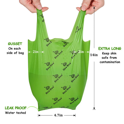 EcoWarra DeoDoo Biodegradable Dog Poop Bags Bulk Biobase Scented Poo Bag Degradable Cat Waste Bags Eco-Friendly Doggie Bolsas Caca Perro