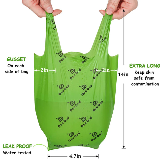 EcoWarra DeoDoo Biodegradable Dog Poop Bags Bulk Biobase Scented Poo Bag Degradable Cat Waste Bags Eco-Friendly Doggie Bolsas Caca Perro