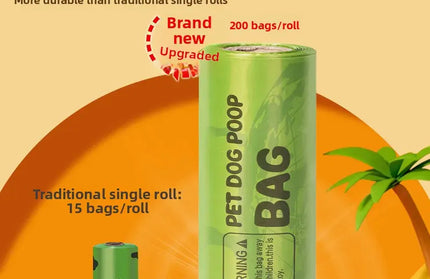 EcoWarra Disposable Large Roll Tissued Pet Waste Bag Dog Poop Bag Biodeadable Eco-Friendly Pet Pooper Scooper Bags for Pets Cleaning