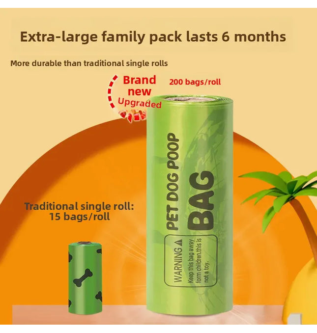 EcoWarra Disposable Large Roll Tissued Pet Waste Bag Dog Poop Bag Biodeadable Eco-Friendly Pet Pooper Scooper Bags for Pets Cleaning